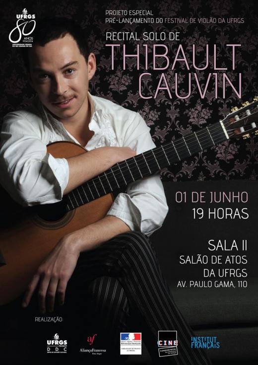 Show do premiado violonista Thibault Cauvin é destaque da programação de junho da Aliança Francesa de Porto Alegre