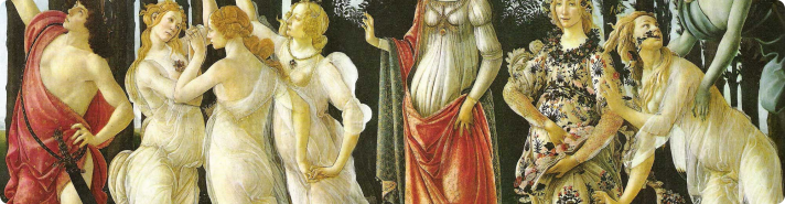Sandro Botticelli (1445-1510), Os mistérios do amor e da morte (Primavera), 1482